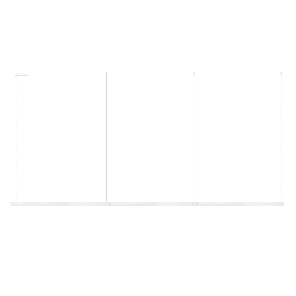 Modular linear pendant light