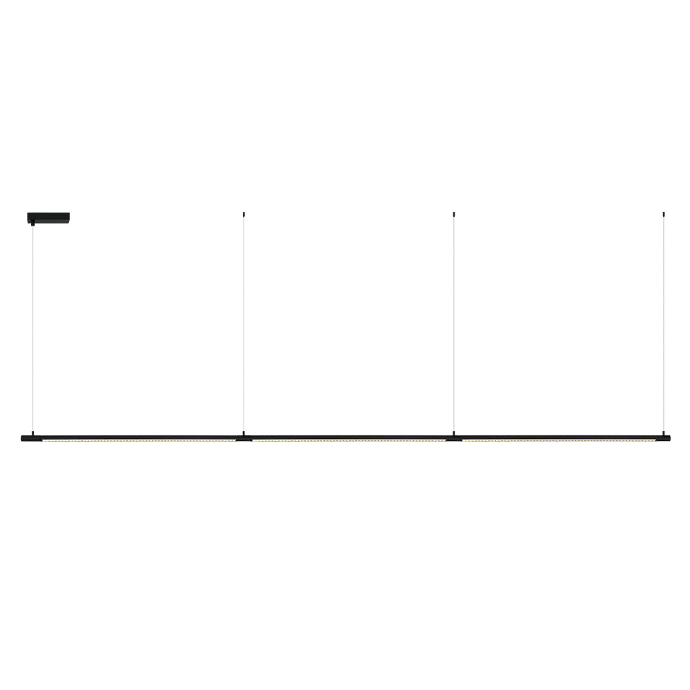 Modular linear pendant light