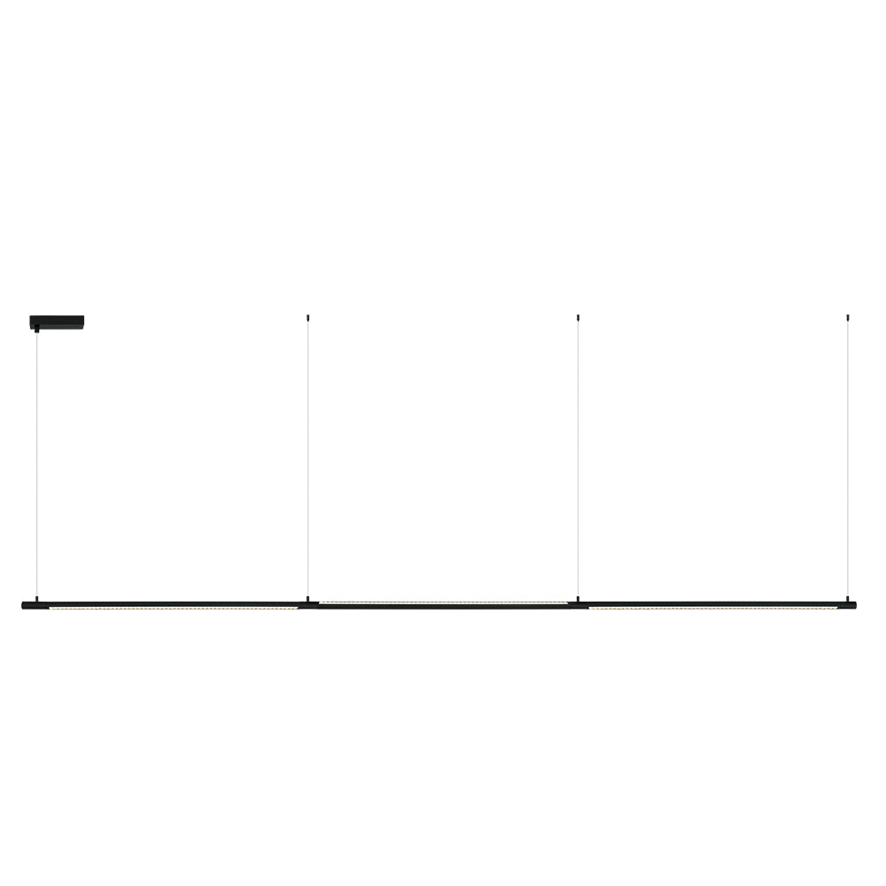 Modular linear pendant light