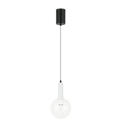 Glass pendant light