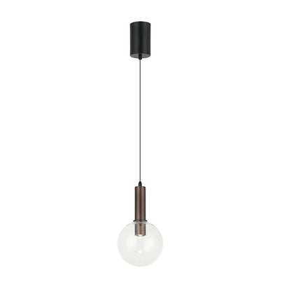 Glass pendant light