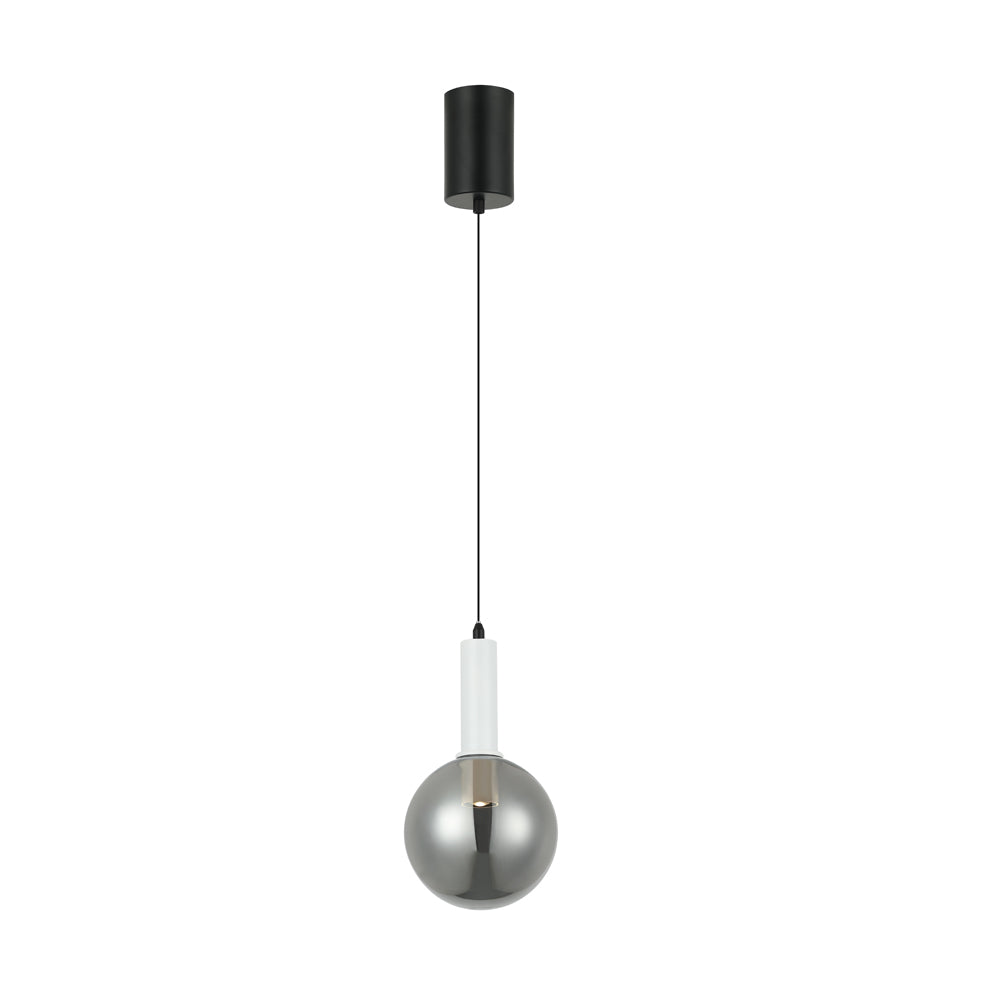 Glass pendant light
