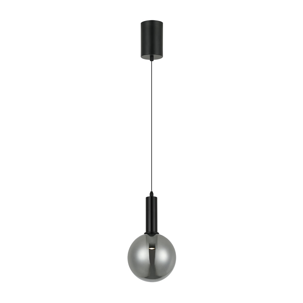Glass pendant light