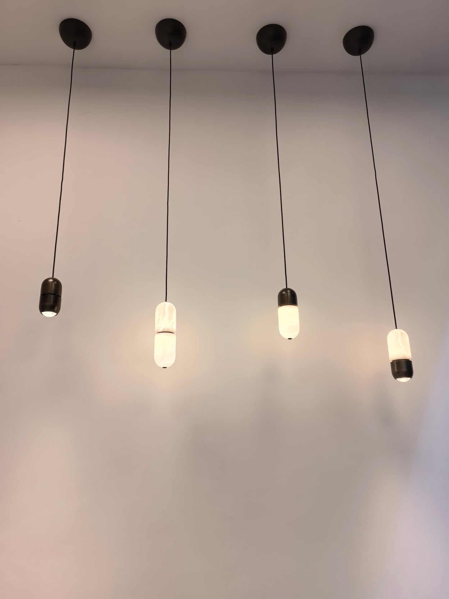 Alabaster pendant light