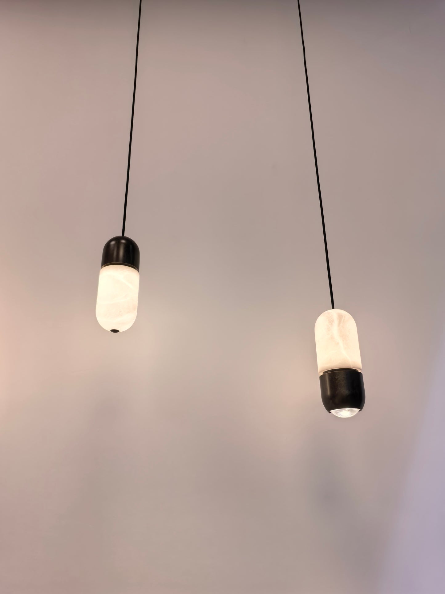 Alabaster pendant light
