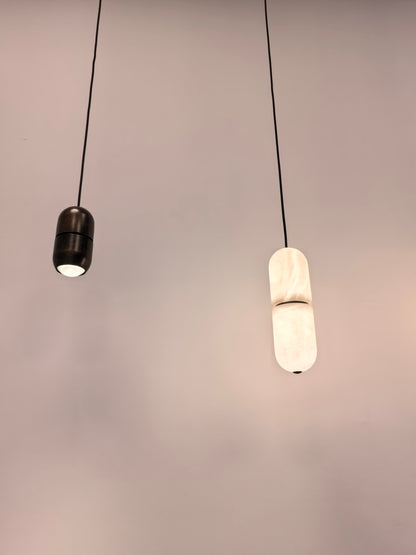 Alabaster pendant light