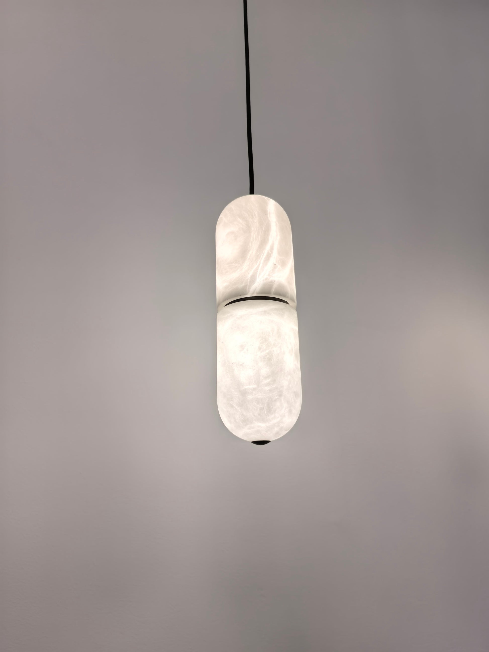 Alabaster pendant light
