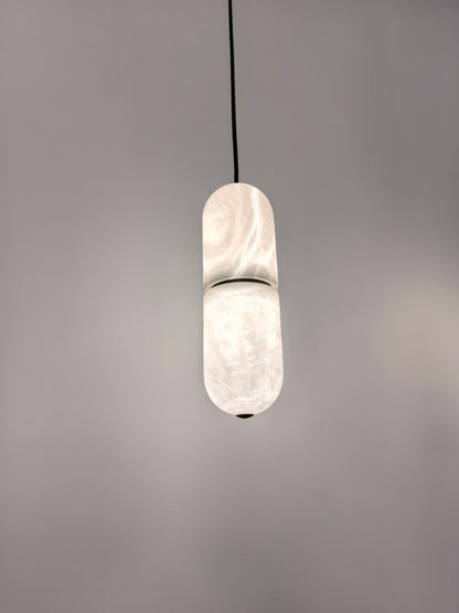 Alabaster pendant light