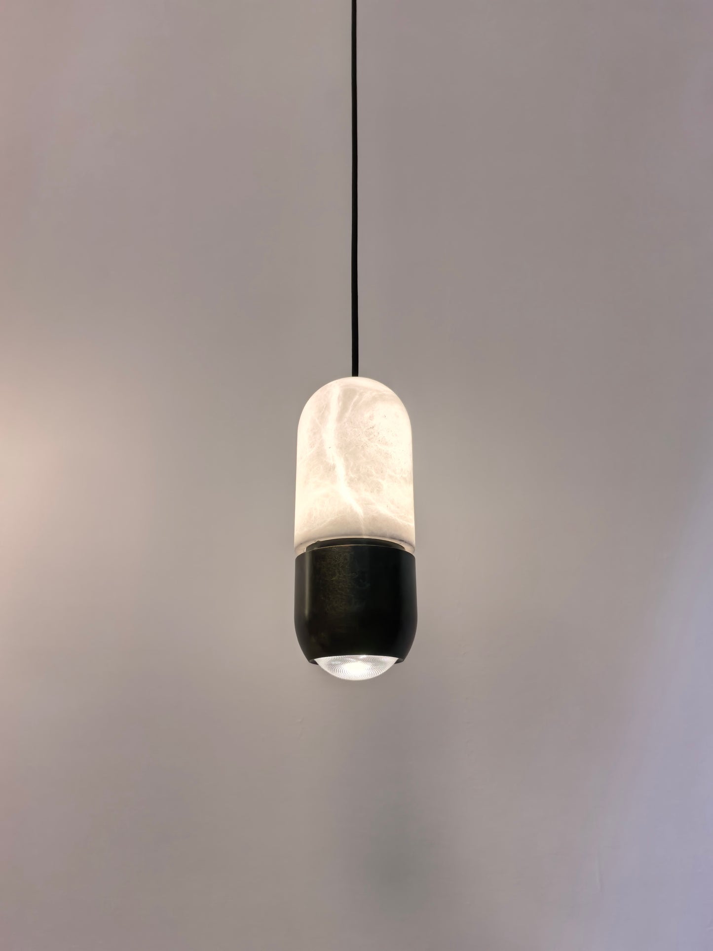 Alabaster pendant light