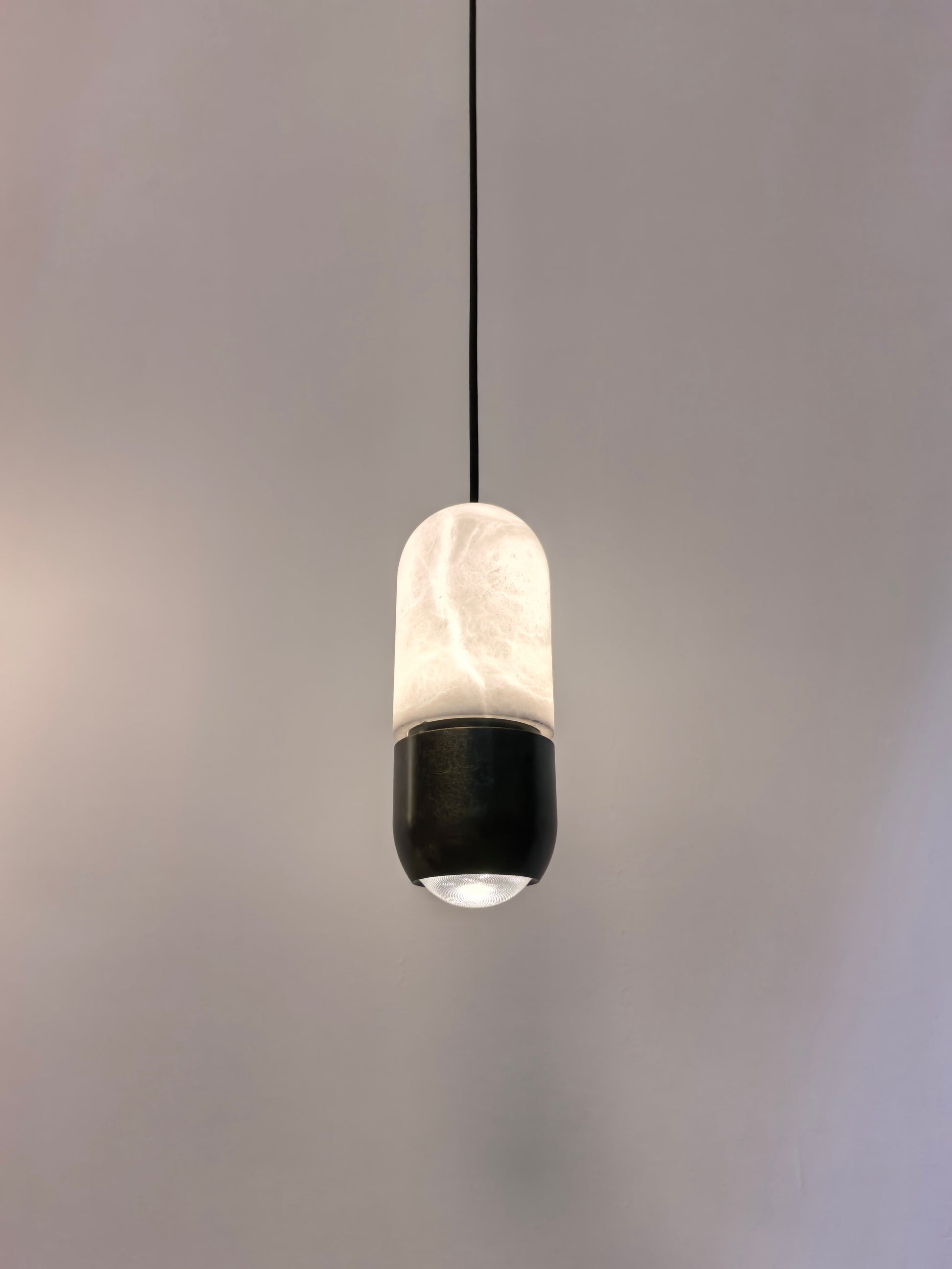 Alabaster pendant light