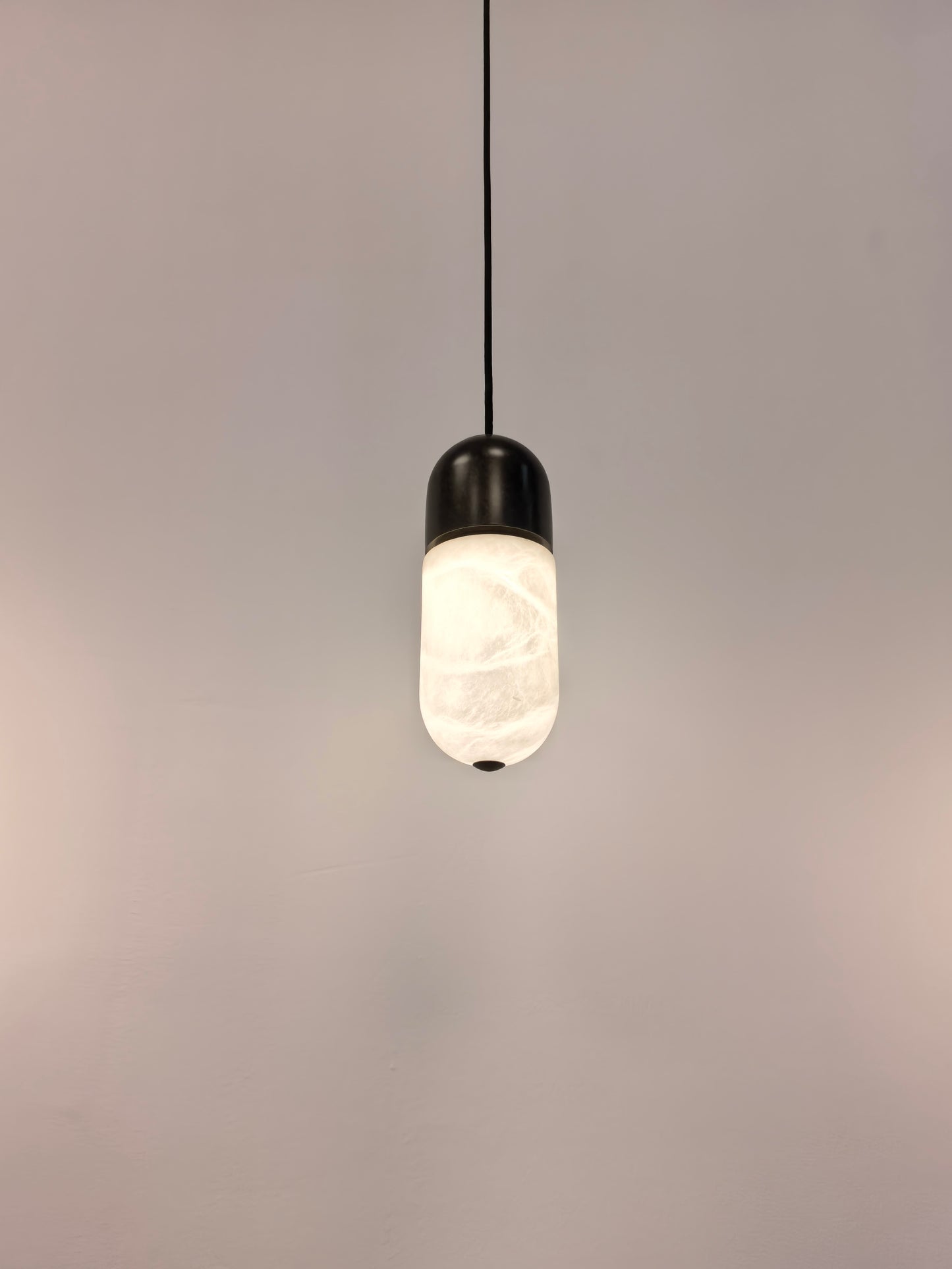 Alabaster pendant light