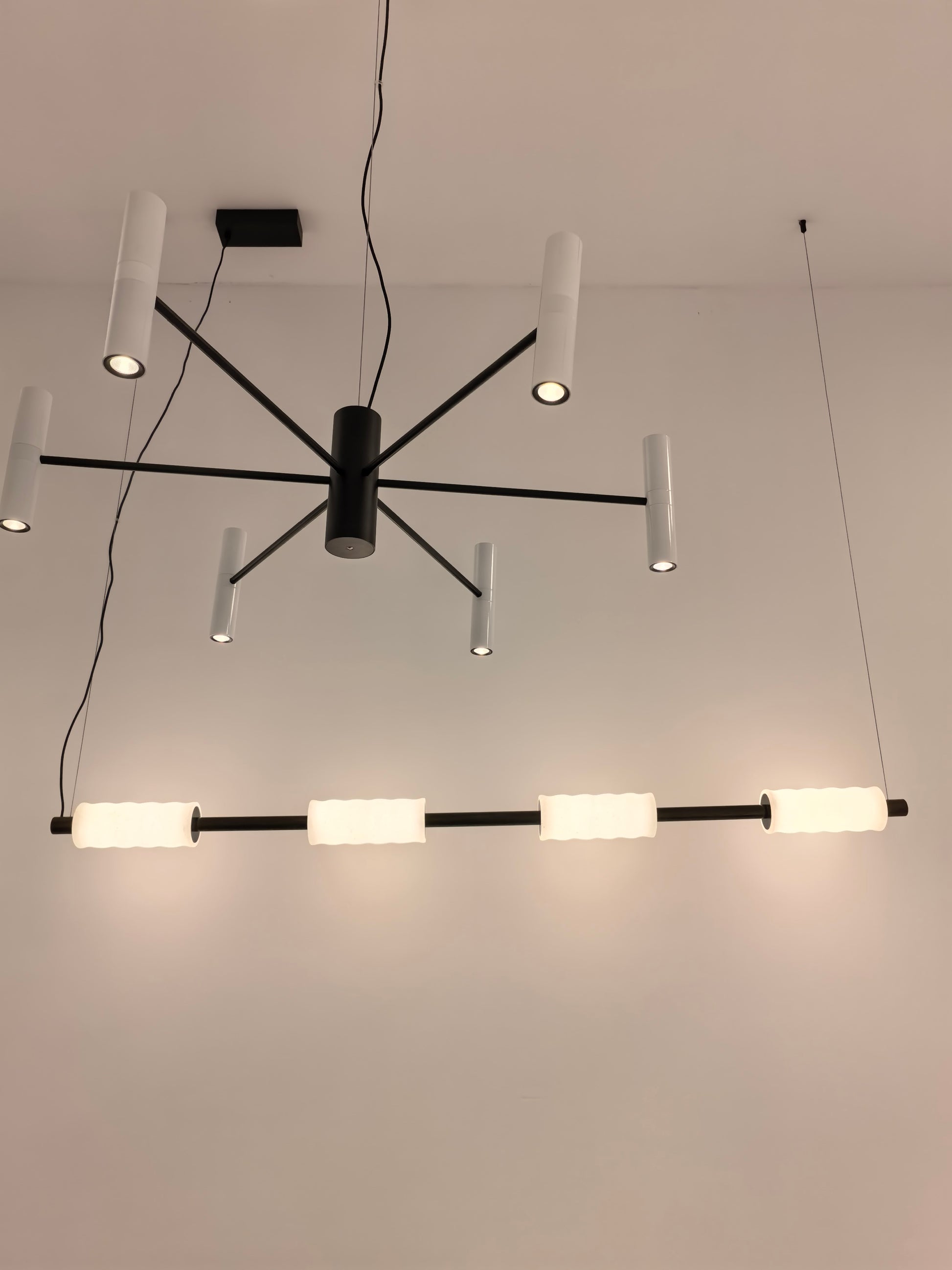 Alabaster pendant lamp