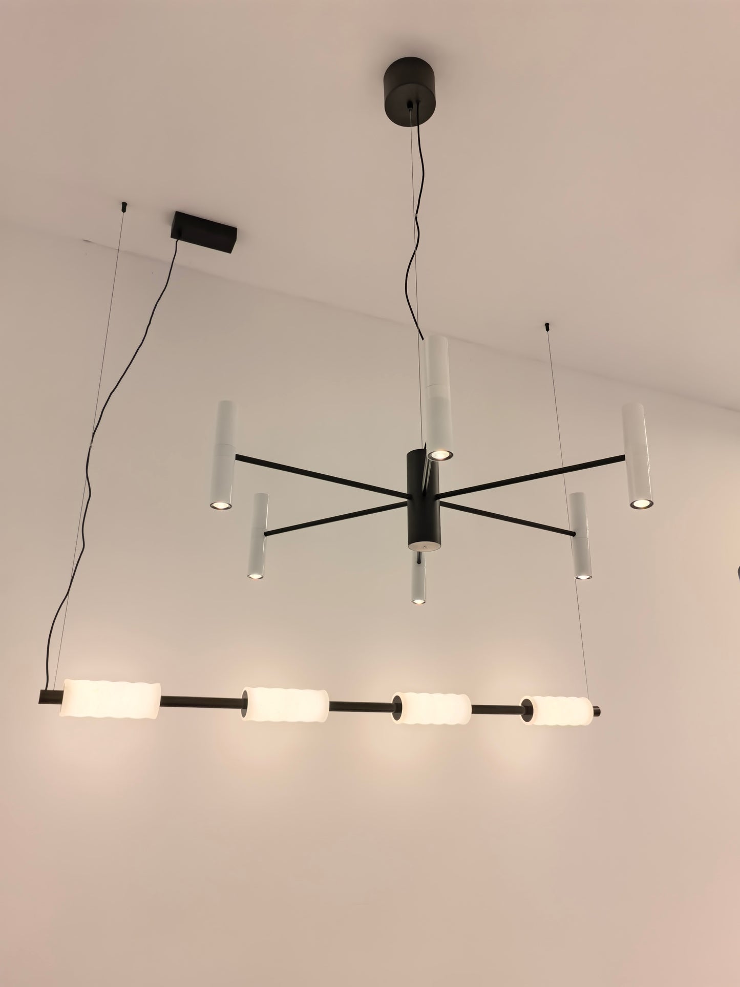 Alabaster pendant lamp