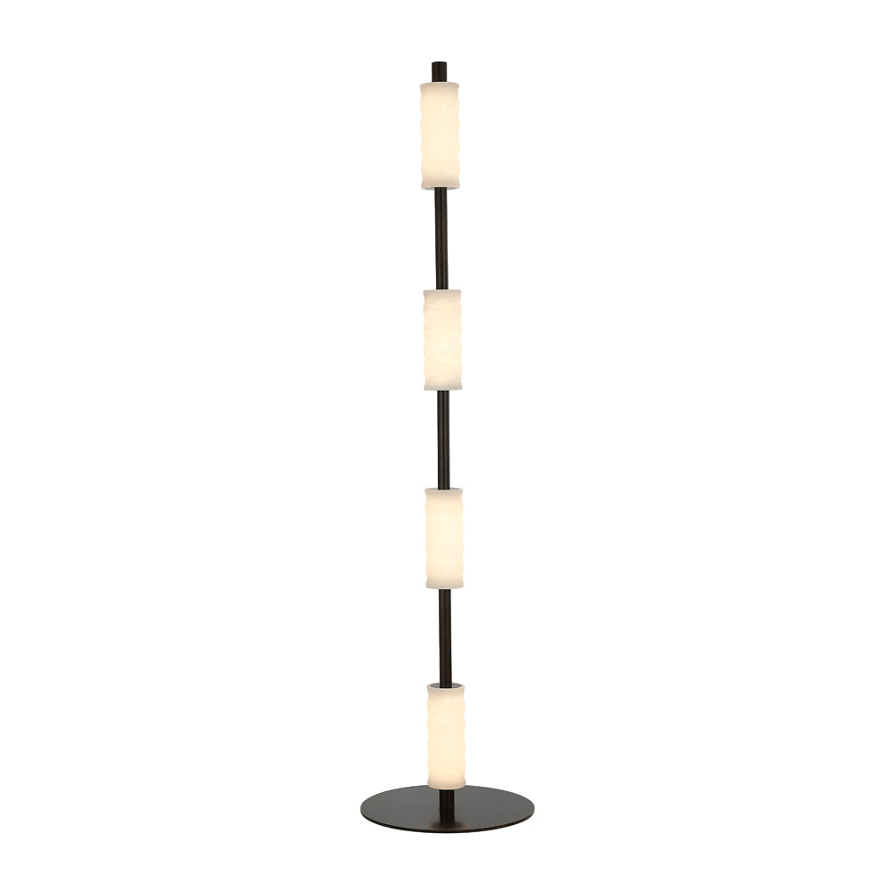 Alabaster floor lamp