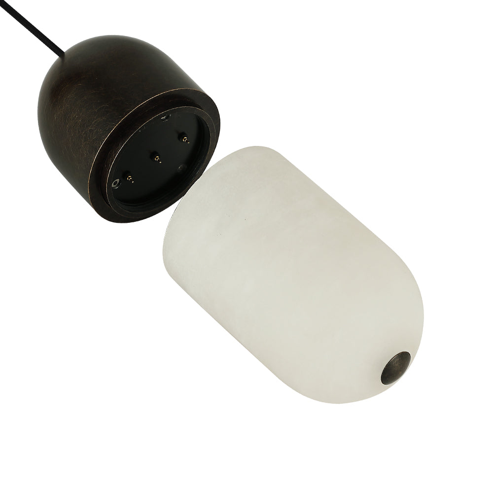 Alabaster pendant light