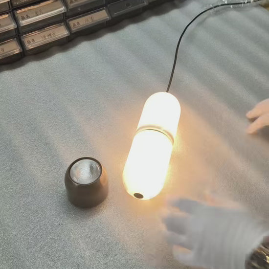 Alabaster pendant light