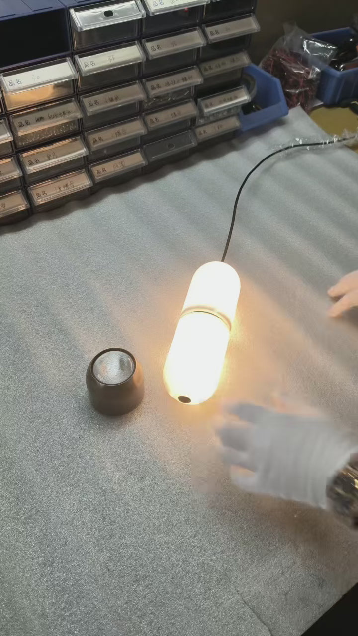 Alabaster pendant light