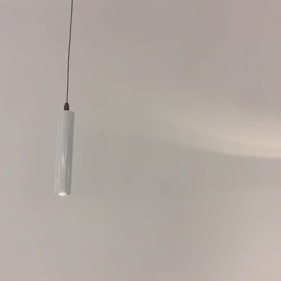 Glass pendant light