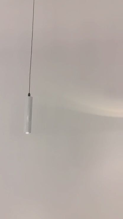 Glass pendant light