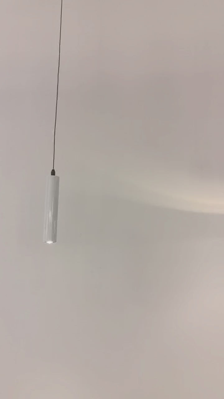 Glass pendant light